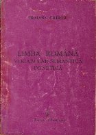 Limba romana vocabular semantica fonetica