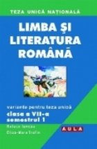 Limba literatura romana Variante pentru