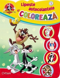 Lipeste autocolantele si coloreaza 2