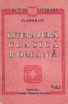 Literatura clasica romana Clasele Volumul