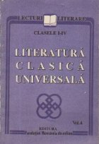 Literatura clasica universala Volumul lea