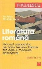 Literatura romana Manual preparator pentru