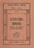 Literatura romana (pentru examenul bacalaureat)