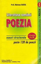 Literatura Romana Poezia Eseuri Structurate