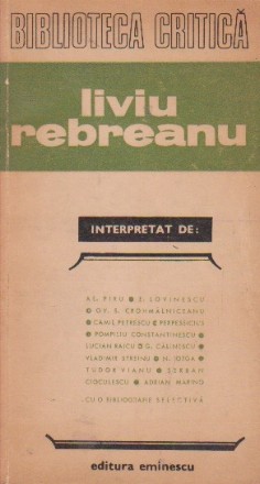 Liviu Rebreanu interpretat de...