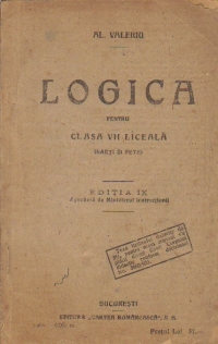 Logica pentru clasa VII liceala (baieti si fete)