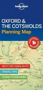 Lonely Planet Oxford & the Cotswolds Planning Map