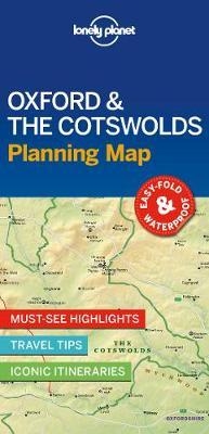 Lonely Planet Oxford & the Cotswolds Planning Map