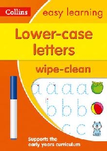 Lower Case Letters Age 3-5 Wipe Clean Activity Book