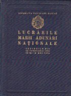 Lucrarile Marii Adunari Nationale -  Sesiunile din 22 februarie 1955 si 30-31 mai 1955 (Stenograma)