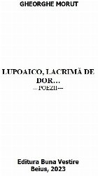 Lupoaico lacrimă dor poezii