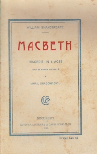 Machbeth - Tragedie in 5 acte