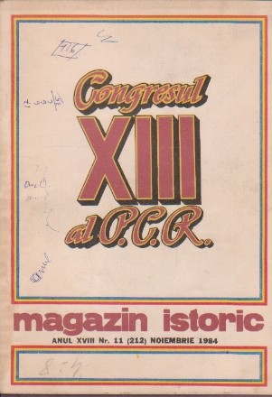 Magazin Istoric,  Nr. 11 - Noiembrie 1984