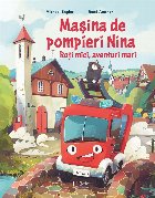 Maşina pompieri Nina roţi mici