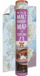 Malt Whisky Map Scotland (in