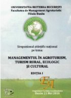 Managementul in Agroturism, Turism Rural, Ecologic si Cultural (editia I )