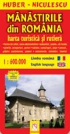 Manastirile din Romania harta turistica