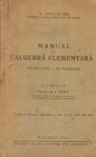 Manual de algebra elementara pentru clasa a a IV-a secundara