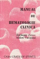 Manual de hematologie clinica