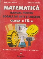 MANUAL MATEMATICA PENTRU SCOALA ARTE