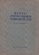 Manual pentru forarea sondelor de titei