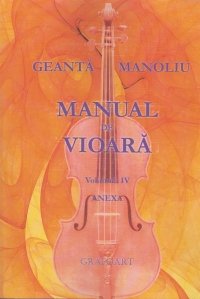 Manual de vioara vol. IV. Anexa