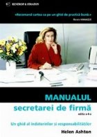 Manualul secretarei firma editia ghid