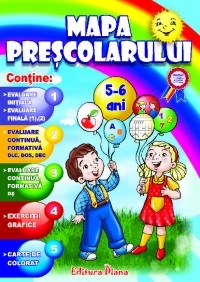 Mapa prescolarului (5 - 6 ani)