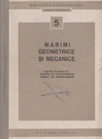 Marimi geometrice si mecanice