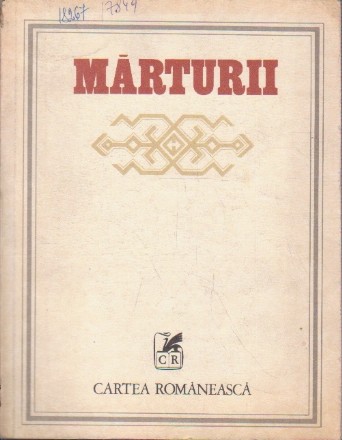 Marturii - Articole, Eseuri (Literare si Politice)