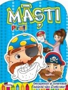 Masti - Pirati. Decupeaza si coloreaza mastile tale preferate