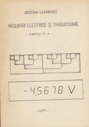 Masurari Electrice si Traductoare, Partea a II-a