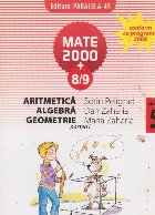 Mate 2000+8/9 Aritmetica algebra geometrie