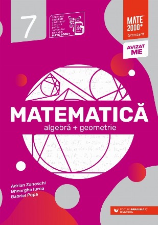 Matematică : algebră, geometrie,clasa a VII-a,mate 2000 - standard