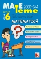 MATEMATICĂ. CLASA A VI-A. PARTEA A II-A