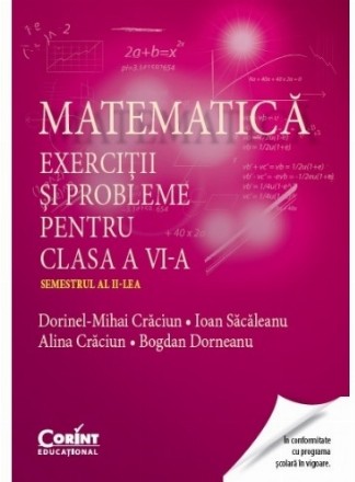 Matematică. Exerciţii şi probleme pentru clasa a VI-a. Semestrul al II-lea