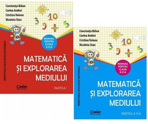 Matematică şi explorarea mediului - Manual pentru clasa a II-a, 2 vol.