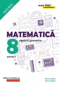 Matematica. Algebra, geometrie. Clasa a VIII-a. Consolidare. Partea I