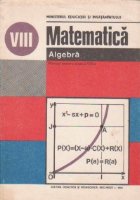 Matematica Algebra Manual pentru clasa