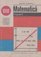 Matematica Algebra Manual pentru clasa