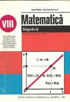Matematica Algebra Manual pentru clasa