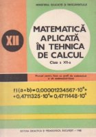 Matematica aplicata tehnica calcul Manual