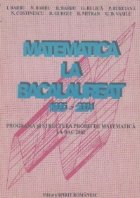 Matematica la bacalaureat 1965-2001
