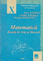 Matematica Clasa Scoala Arte Meserii