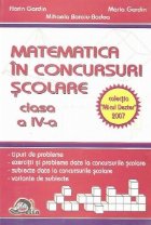 Matematica in concursuri scolare - Clasa a IV-a