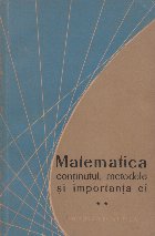 Matematica continutul metodele importanta vol