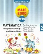 Matematica - Culegere de exercitii, probleme si teste, Clasa a II-a (Anul scolar 2009-2010)