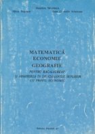 Matematica Economie Geografie pentru Bacalaureat