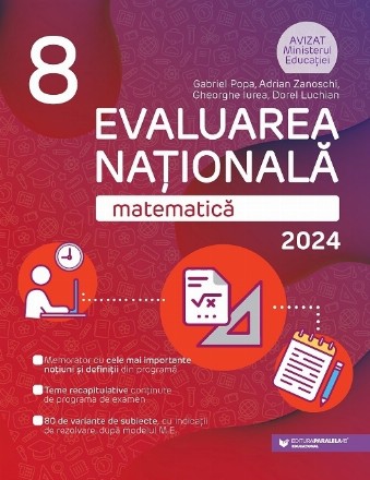 Matematica. Evaluarea Nationala 2024. Clasa a VIII-a