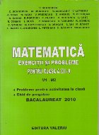 Matematica, Exercitii si probleme pentru clasa a XII-a, M1-M2 - Bacalaureat 2010 (V. Schneider)